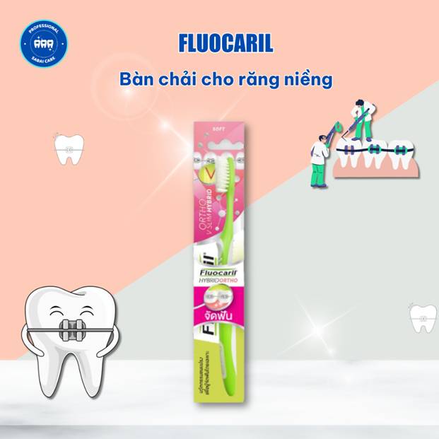 So Sánh 4 Hãng Bàn Chải Niềng Răng: Fluocaril, Haotou Good, Powerdent ProSensitive và Raoyi